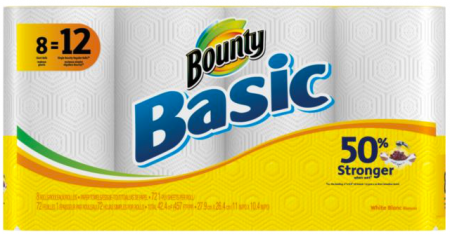 $0.69 Per Roll Bounty Paper Towel at Staples