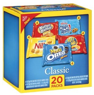 $0.30 Per Snack Nabisco Multipack at Walmart