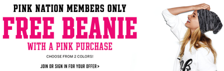 Victoria's Secret: Free Beanie with Purchase (In-Store)