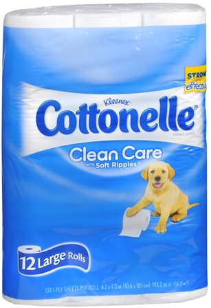 $0.25 per Large roll Cottonelle Bath Tissue at Walgreens