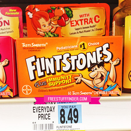 $0.99 (Reg $8.49) Flintstones Vitamins at Rite Aid 