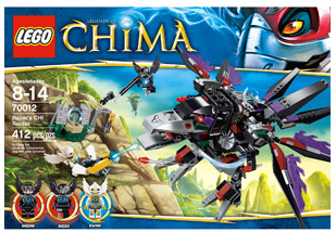 $14.81 (Reg $40) Lego Chima Raider Play Set 