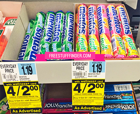 $0.13 (Reg $1.19) Mentos Rolls at Rite Aid