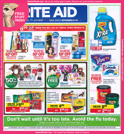 *HOT* Rite Aid Ad Preview (Week 11/9 – 11/15)