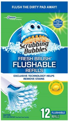$0.75 (Reg $4.79) Scrubbing Bubbles Brush Refills at Walgreens