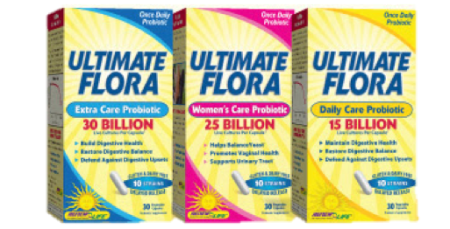 Free Sample Ultimate Flora Probiotic Gummies & Drink Mix