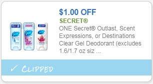 Secret Coupon