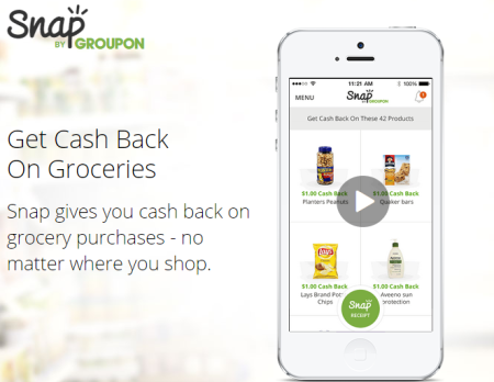 *HOT* Snap: New Cash Back App by Groupon (No Limits!)