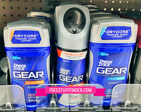 $1.88 (Reg $3.88) Speed Stick Gear Deodorant at Walmart