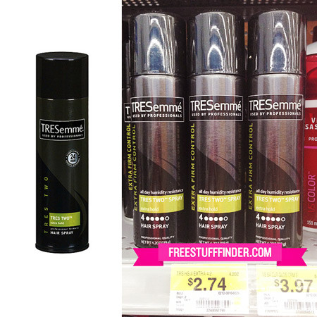 $0.24 Tresemme Hair Spray at Walmart
