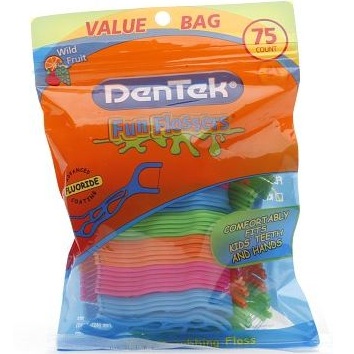 $0.75 (Reg $2.49) DenTek Kids' Flossers at Walgreens