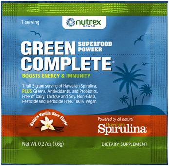 Free Sample Nutrex Green Complete Dietary Supplement