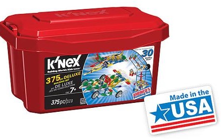 $11.00 (Reg $20) K’NEX 375 Piece Value Tub at Walmart