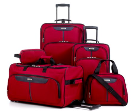 *HOT* $59.99 (Reg $200) Fairfield 5 pc Luggage Set at Macy's