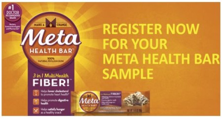 Free Sample Metamucil Health Bar