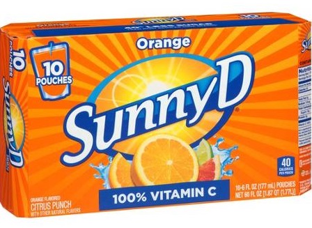 $0.50 Off Sunny D Pouches Coupon