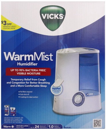 $29.85 (Reg $61) Vicks Warm Mist Humidifier at Walmart