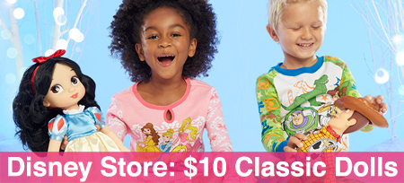 *HOT* Disney Store: $10 Classic Dolls