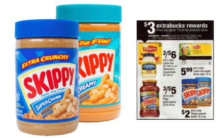 $1.73 (Reg $4) Skippy Peanut Butter at CVS