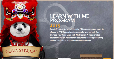 Free Panda Express Learn With Me Program Kit for Teachers