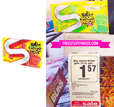 Free Sour Patch Kids Gum at CVS (Today Only)