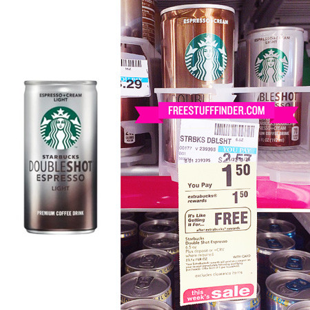 Free Starbucks Double Shot Coffee at CVS (Today Only)