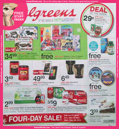 *HOT* Walgreens Ad Preview (11/23 – 11/26)