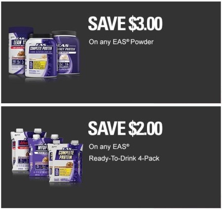 *HOT* $3 Off Any EAS Protein Powder Coupon