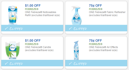 febreze coupons