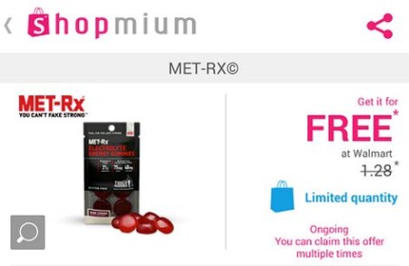 Free Electrolyte Energy Gummies at Walmart