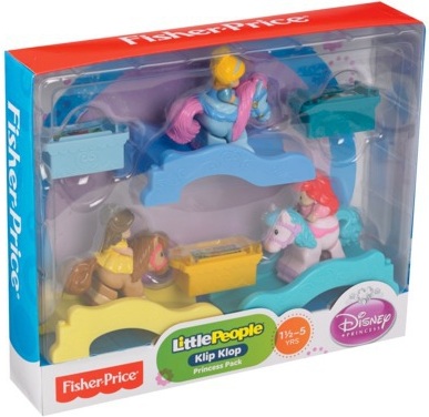 $7.49 (Reg $20.49) Little People Disney Princess Klip Klops at Target