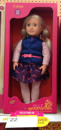 *HOT* 50% off Our Generation 18" Doll (Today Only) 