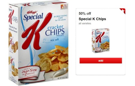 50% off Special K Chips at Target (New Cartwheel!)