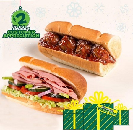 $2 Subway Cold Cut or Meatball Subs
