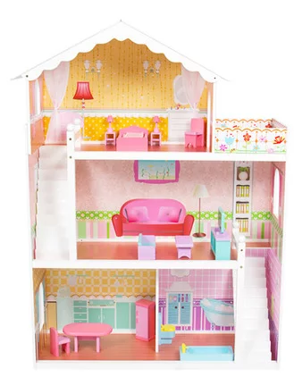 $99 (Reg $200) Kid's Wonderful Wooden Dollhouse