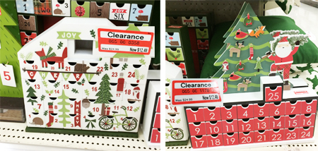 $12.48 (Reg $25)  Christmas Countdown Calendars (Target)