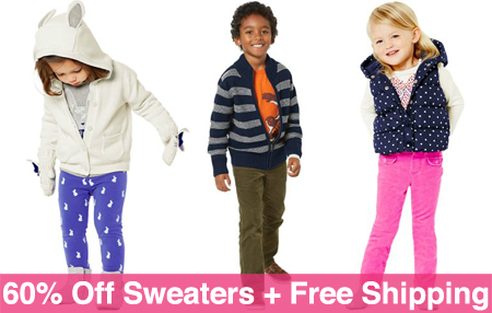 *HOT* 60% Off Sweaters at Gymboree + Free Shipping (Today Only)