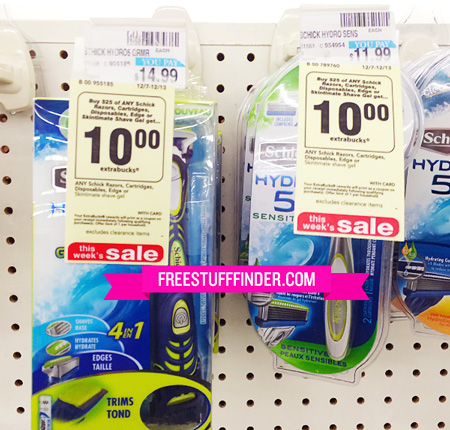 *HOT* $1.50 (Reg $13) Schick Hydro 5 Razors at CVS