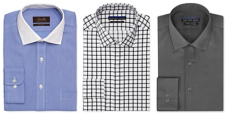 $15.99 (Reg $70) Men's No-iron Dress Shirt + Free Store Pick Up