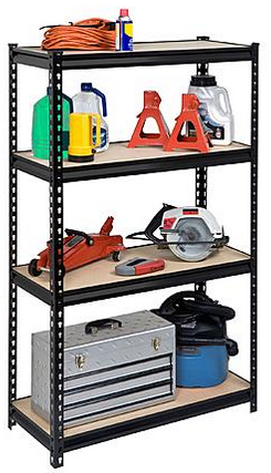 $39.99 4-Shelf Steel Storage Shelf + Free Shipping 