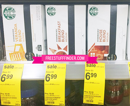 $0.50 Per Starbucks K-Cup at Walgreens