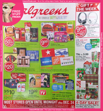 *HOT* Walgreens Ad Preview (12/21 – 12/24)