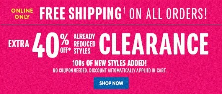 *HOT* 40% Off Clearance + Extra 20% Off (The Children's Place)