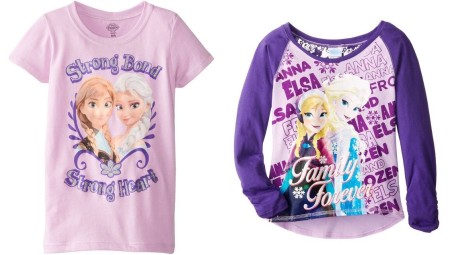 *HOT* 50% Off Disney Frozen Tees & Tops + Extra 30% Off