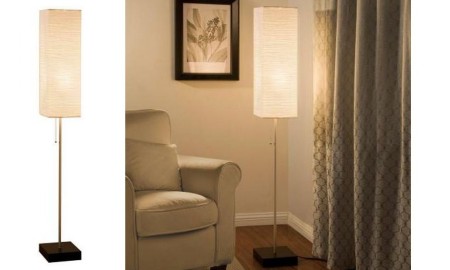 $15 (Reg $25) Brushed Nickel 60-Inch Floor Lamp + Free Pickup