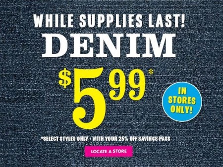 *HOT* $6.99 (Reg $20) Children's Place Denim + FREE Shipping (Today Only)