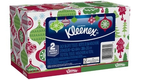 Free Kleenex Holiday Tissues 2-Pack at Target + Moneymaker