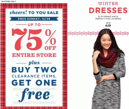 *HOT* 75% Off In-Store + 20% Off Online at Old Navy