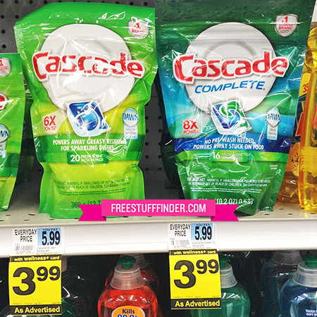 Free Cascade Action Pac at Rite Aid 