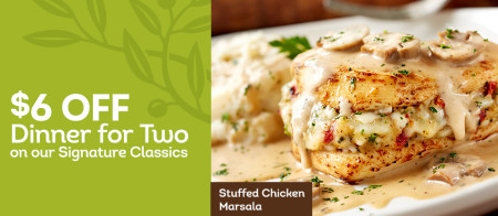 $6.00 Off Two Entrees Olive Garden Coupon